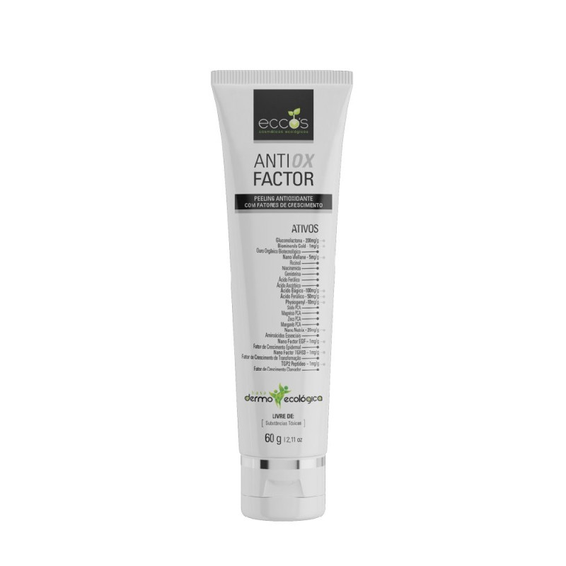 Antiox Factor Máscara Peeling Antioxidante 60g - Eccos Cosméticos Antiox Factor Máscara Peeling Antioxidante 60g - Eccos Cosméticos