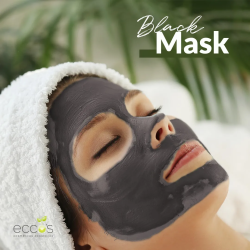 Black Mask 400g Máscara De Argila Preta Em Pó - Eccos Cosméticos