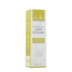 Óleo Limão Siciliano 10ml Essencial - Eccos Cosméticos