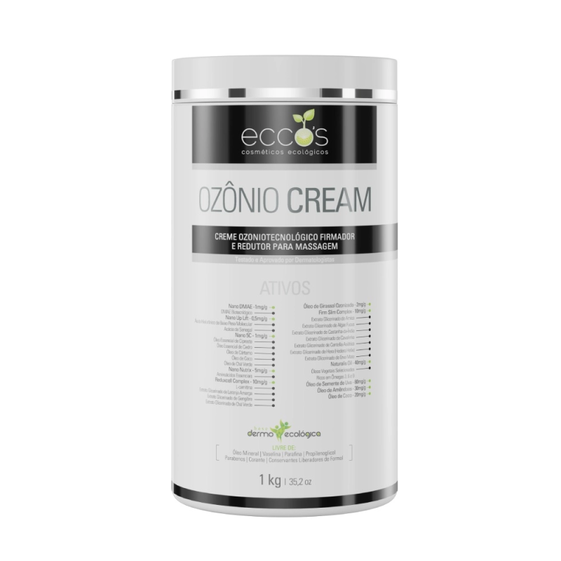 Ozônio Cream Creme Para Massagem 1kg - Eccos Cosméticos