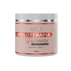 Red Mask Máscara De Argila Vermelha Em Pó 400g - Eccos Cosméticos