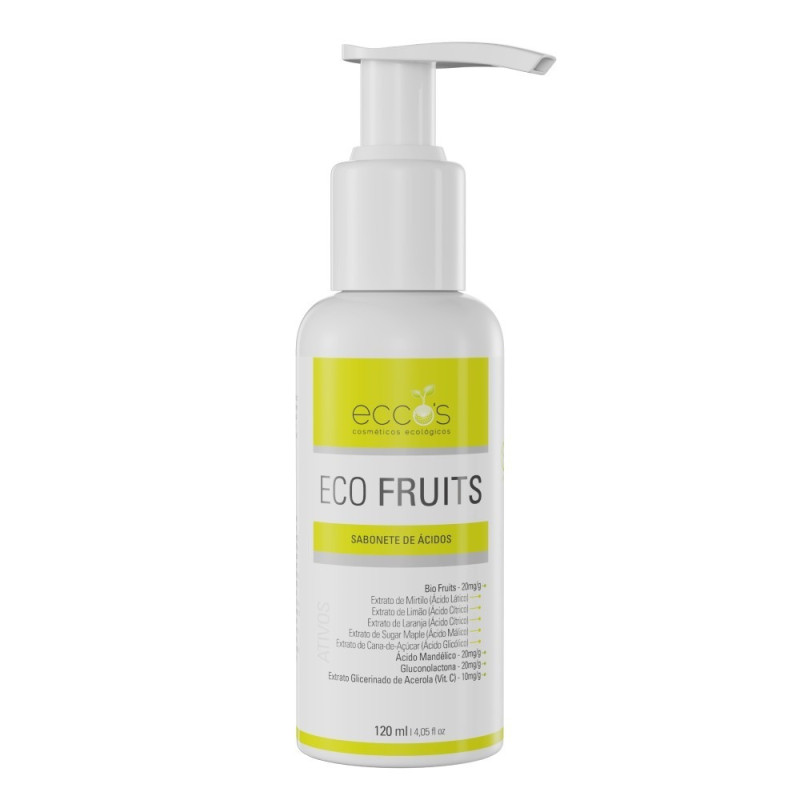 Sabonete De Ácidos Eco Fruits 120ml - Eccos Cosméticos
