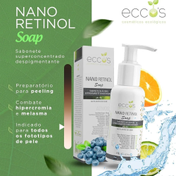 Sabonete Clareador Nano Retinol Soap 120ml - Eccos Cosméticos