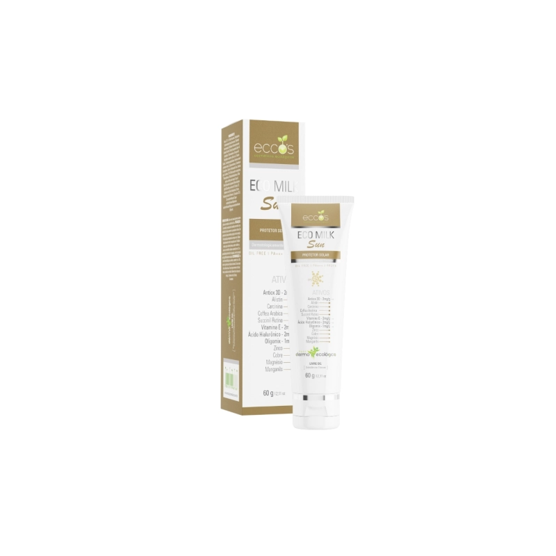 Protetor Solar Fps 45 Eco Milk Sun 60g - Eccos Cosméticos Protetor Solar Fps 45 Eco Milk Sun 60g - Eccos Cosméticos