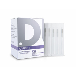 Agulha 0,25x25mm 100un Para Acupuntura Spring C Embalagem Individual - Dux