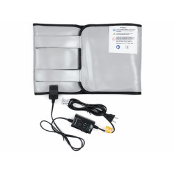Manta Térmica 27 x 97cm Termotek Abdominal Prata 220v - Estek