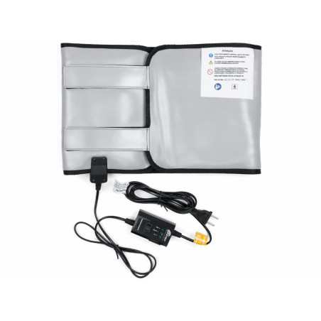Manta Térmica 27 x 97cm Termotek Abdominal Prata 220v - Estek