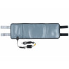 Manta Térmica 27 x 97cm Termotek Abdominal Prata 220v - Estek