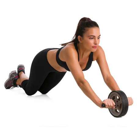 Roda De Exercícios Plus Cinza - Liveup