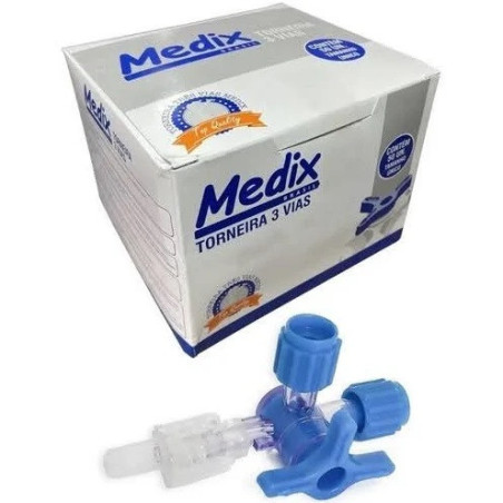 Torneira De 3 Vias - Vendido Por Unidade - Medix Brasil