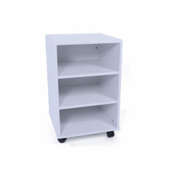 Mesa Auxiliar Bella - 03 Prateleiras - Branca - Arktus
