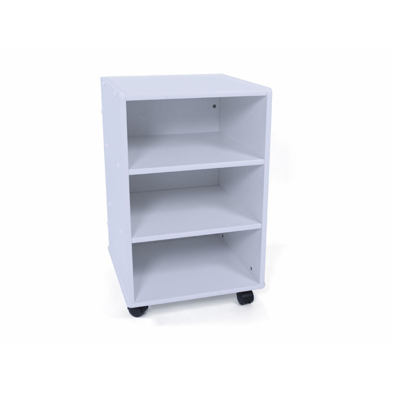 Mesa Auxiliar Bella - 03 Prateleiras - Branca - Arktus