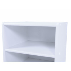 Mesa Auxiliar Bella - 03 Prateleiras - Branca - Arktus