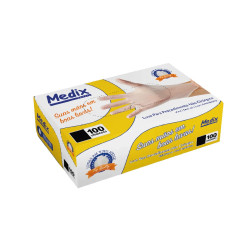 Luva Descartavel De Vinil Sem Po G - Medix Brasil