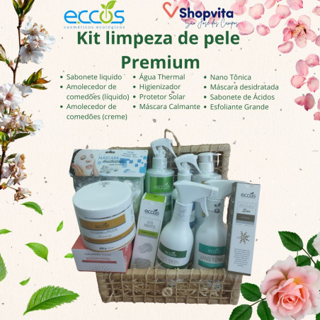 Kit Limpeza de Pele Premium - Eccos Cosméticos