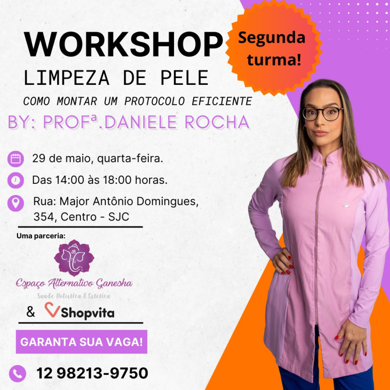 Workshop Limpeza De Pele