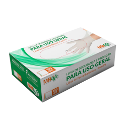 Luva De Latex Com Po Uso Geral - MB Life