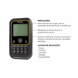Biostim Tens e Fes Portátil de 4 Canais - Bioset