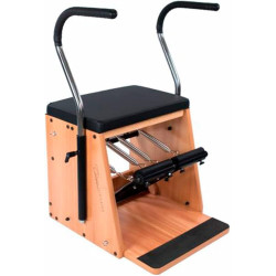 Cadeira Combo - Step Chair - Com estofamento Preto - Classic Pilates Arktus