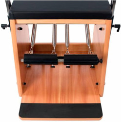 Cadeira Combo - Step Chair - Com estofamento Preto - Classic Pilates Arktus