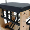 Cadeira Combo - Step Chair - Com estofamento Preto - Classic Pilates Arktus