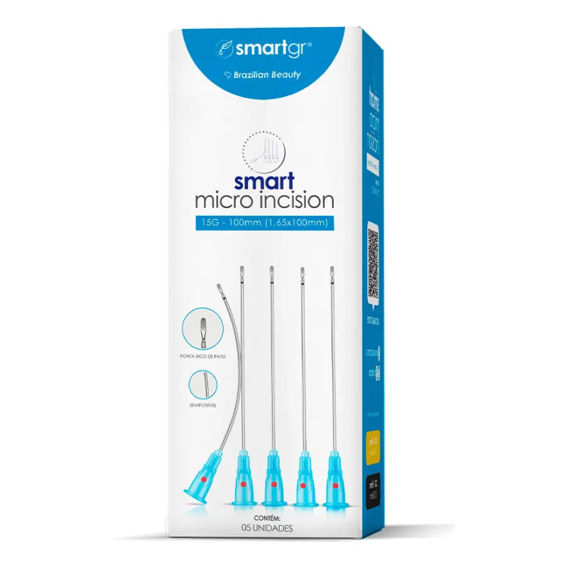 Smart Micro Incision 15g x 100mm Cânula Bico de Pato - Smart Gr