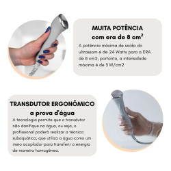 Sonopulse Portátil Ultrassom de 1mhz e 3mhz - Ibramed