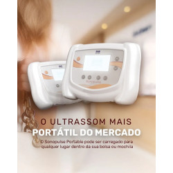 Sonopulse Portátil Ultrassom de 1mhz e 3mhz - Ibramed