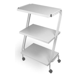Mesa Auxiliar Em Z Com 3 Prateleiras - Arktus