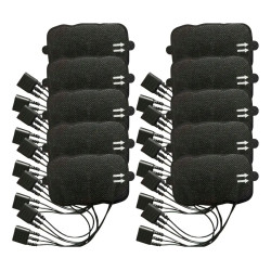 20 Eletrodo Para Amenizador 3d Autoadesivo Bioset