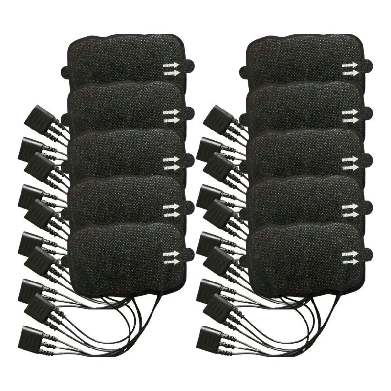 20 Eletrodo Para Amenizador 3d Autoadesivo Bioset