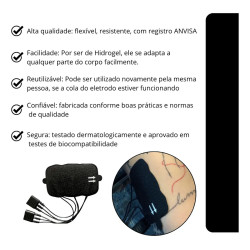 Eletrodo Para Amenizador 3d Biostim Autoadesivo Bioset