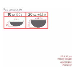 Focus Pad de Gel Para Ultrassom Focalizado - RMC