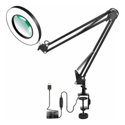 Lupa com LED de Mesa e Bancada - Best Pro