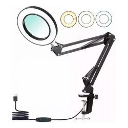Lupa com LED de Mesa e Bancada - Best Pro