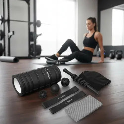 Kit Rolo Liberação Miofascial Massagem Mini Band Arktus