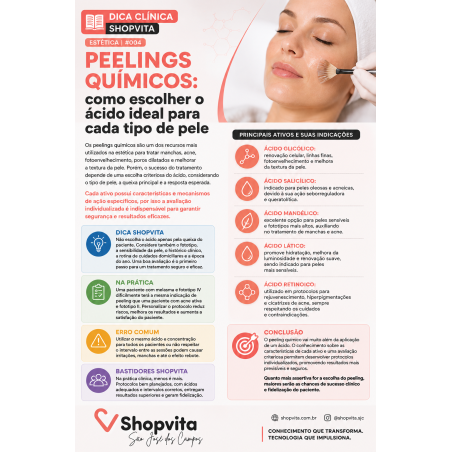 Peelings Químicos: Como Escolher o Ácido ideal Para Cada Tipo de Pele