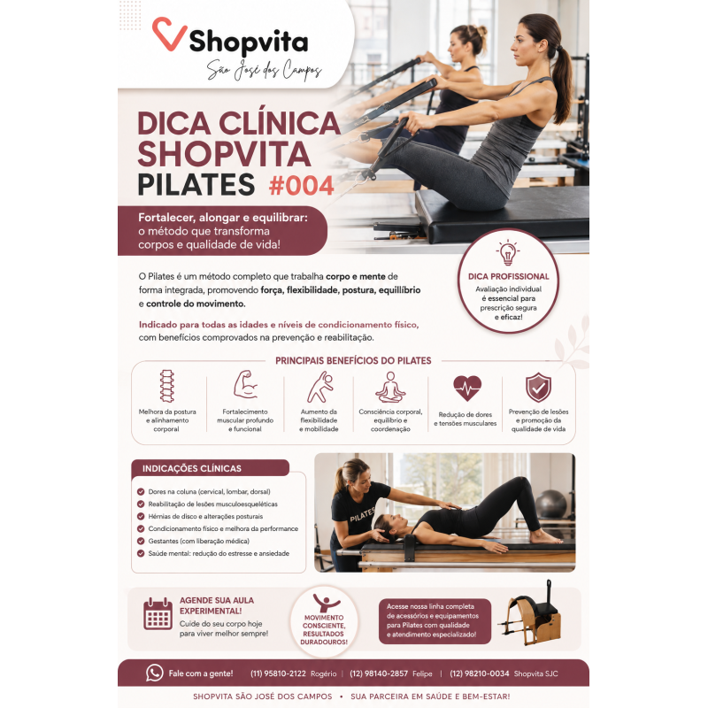 Pilates: Fortalecimento, Mobilidade e Qualidade de Vida