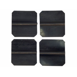 Eletrodo 5x5cm De Silicone Condutivo - 4un - Asx