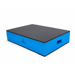 Step 48x34x10cm Em Eva - Azul E Preto - Arktus