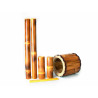Kit Bambus Para Massagem - Com Suporte - 02 Facial E 04 Corporal - Holzstones